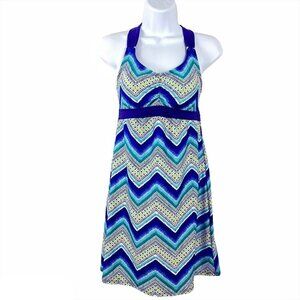 Title Nine‎ Dress Sleeveless Multicolored Zig Zag A